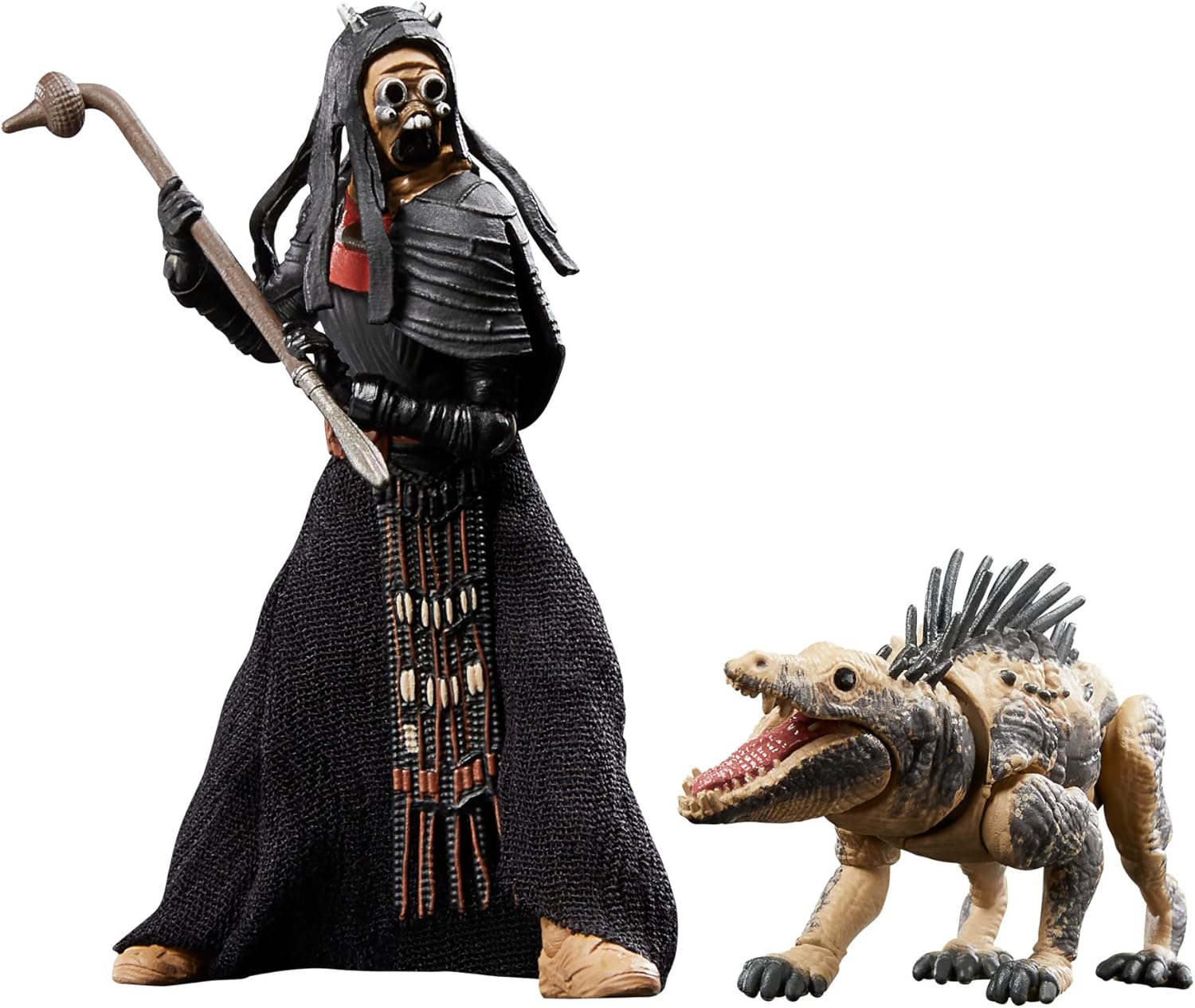 Star Wars The Vintage Collection, Tusken Warrior & Massiff, Pack of 2 9.5 cm Figures, The Book of Boba Fett