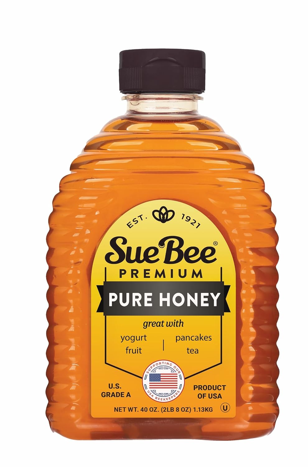 Sue Bee Pure Premium Honey From USA Beekeepers, 40 oz