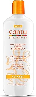 Cantu Moisturizing Cream Shampoo with Shea Butter, 13.5 fl oz