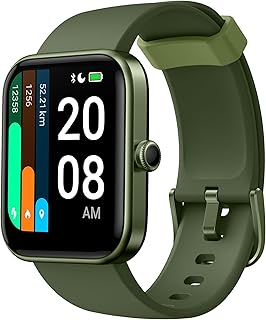 Fitness Tracker for Men Women with Aluminum Alloy Frame, Alexa Built-in 1.69'' DIY Dial with Blood Oxygen & Heart Rate Monitor, 14 Sport Modes Smart Watch for Android iOS Phone