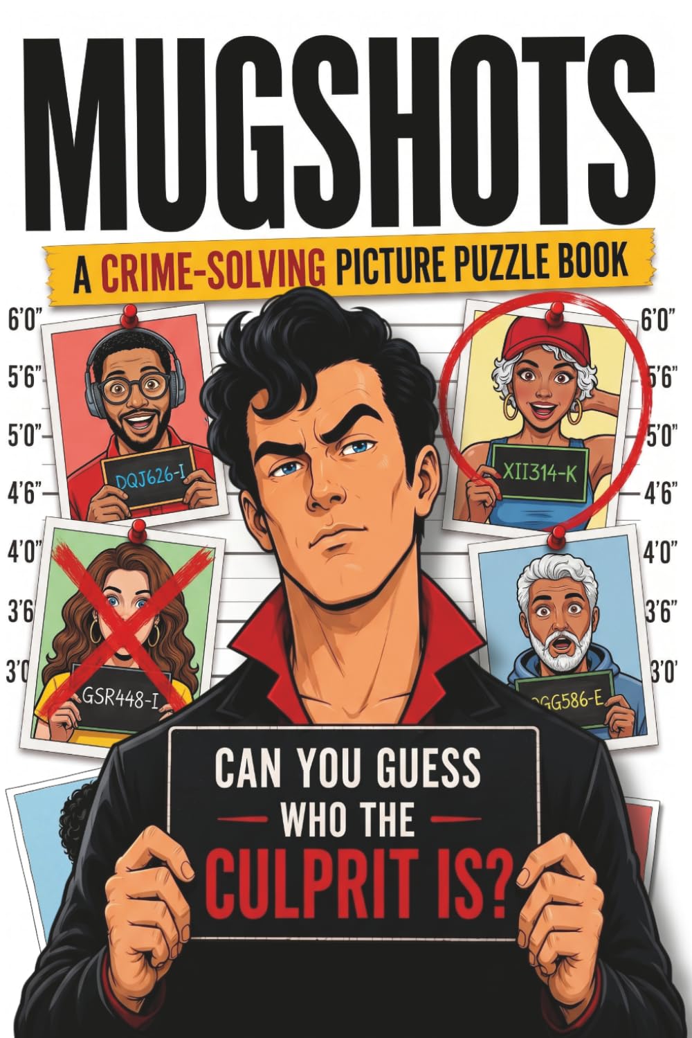 Mugshots: A Crime-Solving Picture Puzzle Elimination Book