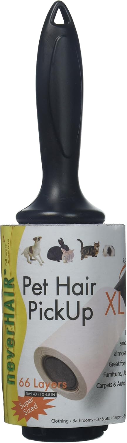 Savory Prime Pet Treats NeverHair Pet Hair Pick Up Roller for Clothing Furniture Carpets Bedding XL