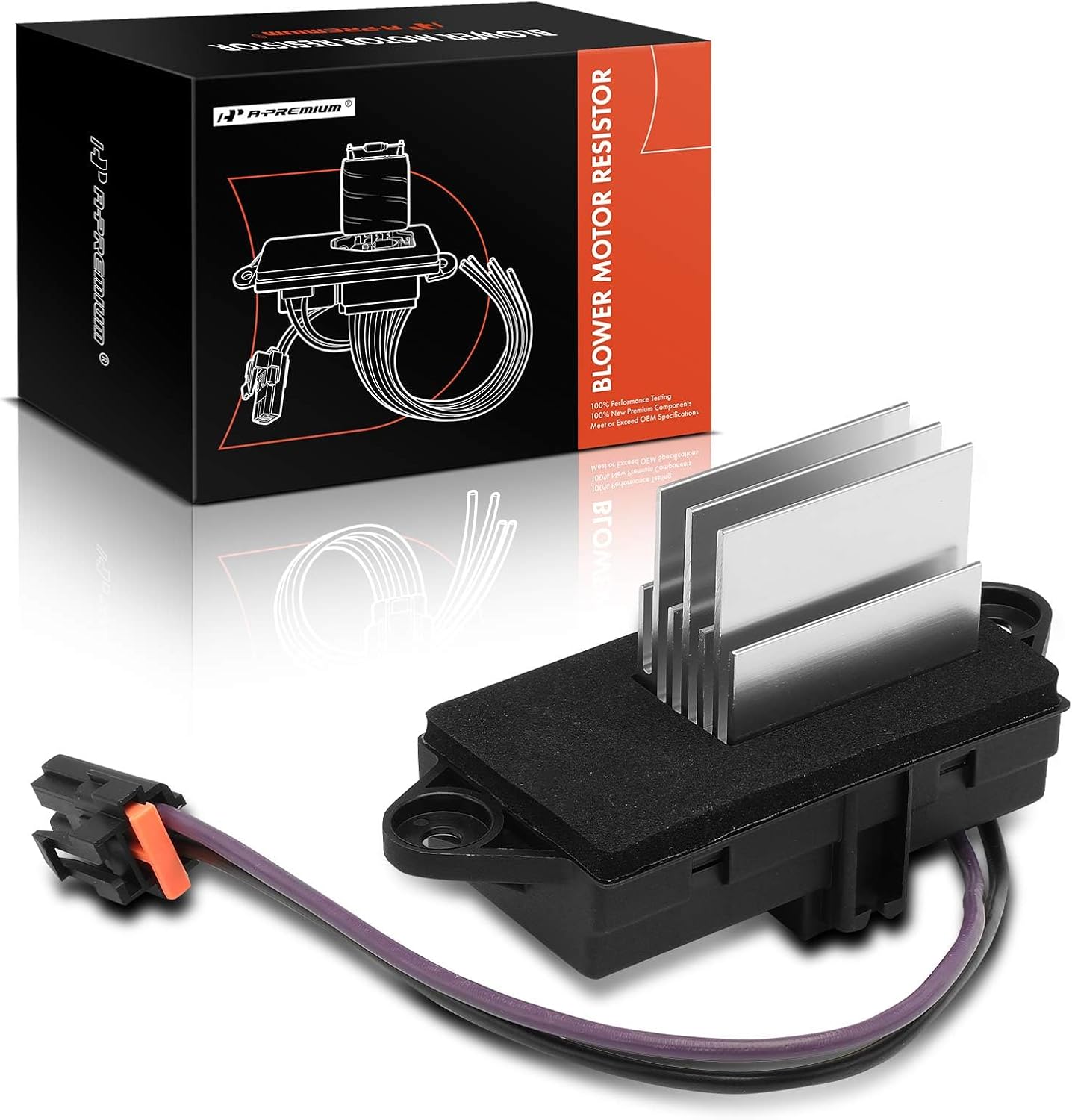 A-Premium Rear HVAC Blower Motor Resistor Compatible with Chevrolet Tahoe 2003-2006 & GMC Yukon 2003-2006 & Cadillac Escalade 2006