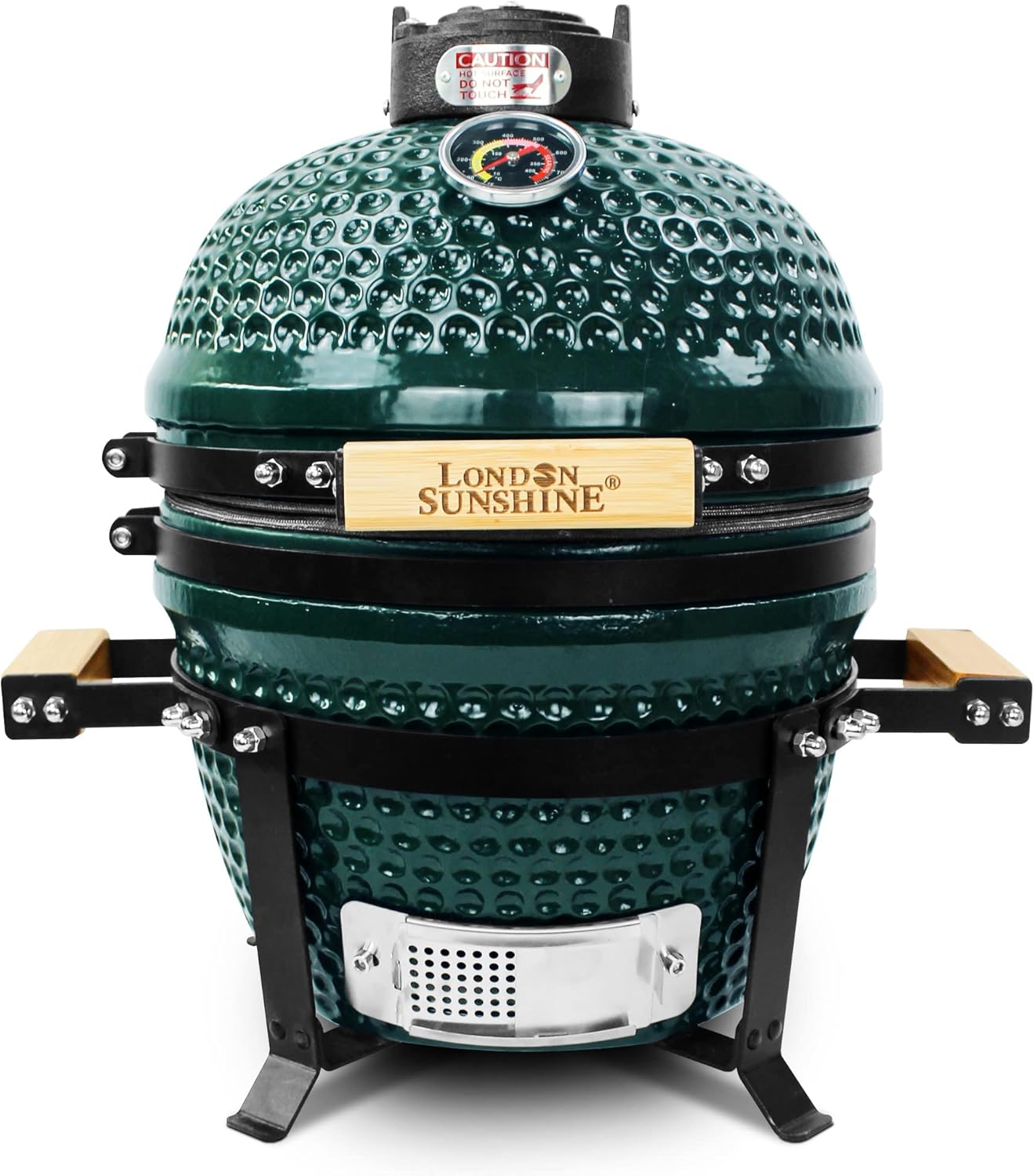 Ceramic Charcoal BBQ Kamado Griller - Portable Tabletop The Cadet Series Smoker