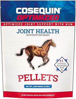 Nutramax Cosequin Optimized Pellets with MSM Joint Health Supplement for Horses - with Glucosamine and Chondroitin, 1400 Grams