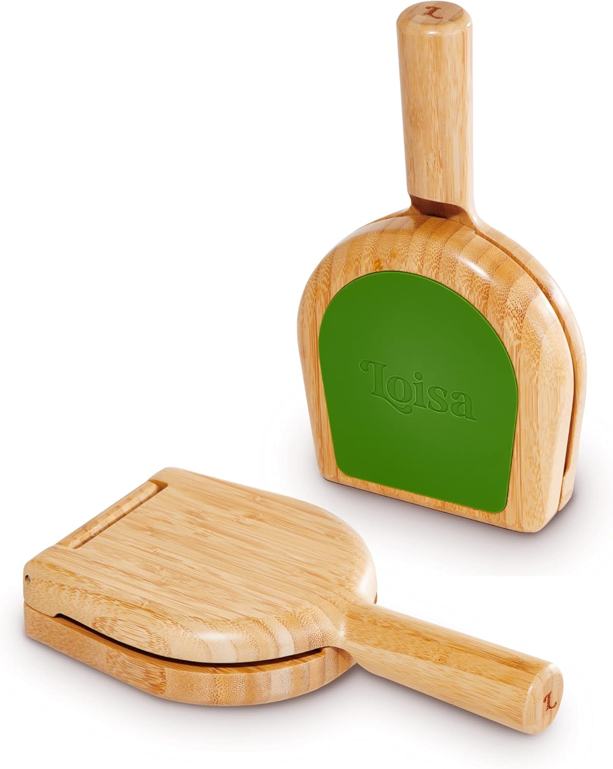 Loisa | Durable Tostonera Plantain Smasher or Press | Kitchenware for Tostones | Latin Cooking Utensil | Green Tostonera