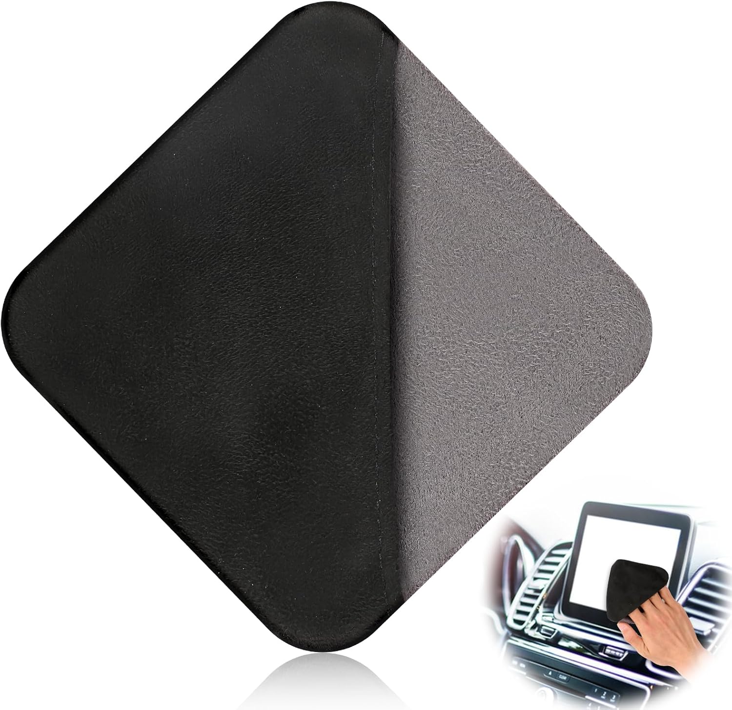 Car Screen Cleaner, Car Touch Screen Cleaner, Microfiber Cloth Auto Touchscreen Cleaning Wipes, Car Cleaning Wipes Cleaning Cloth Screen Cleaner Cloth for Vehicle Dashboard Car Display Interior Square