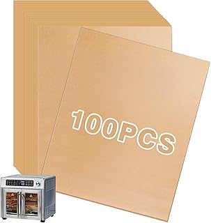 Air Fryer Liners Disposable,100PCS Parchment Paper Sheets Compatible with Emeril Lagasse 26 QT Extra Large Air Fryer, Air Fryer Accessories for Emeril French Door 360
