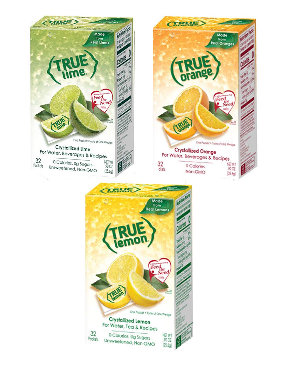 True Lemon Kit Lemon,Orange,Lime 32ct each