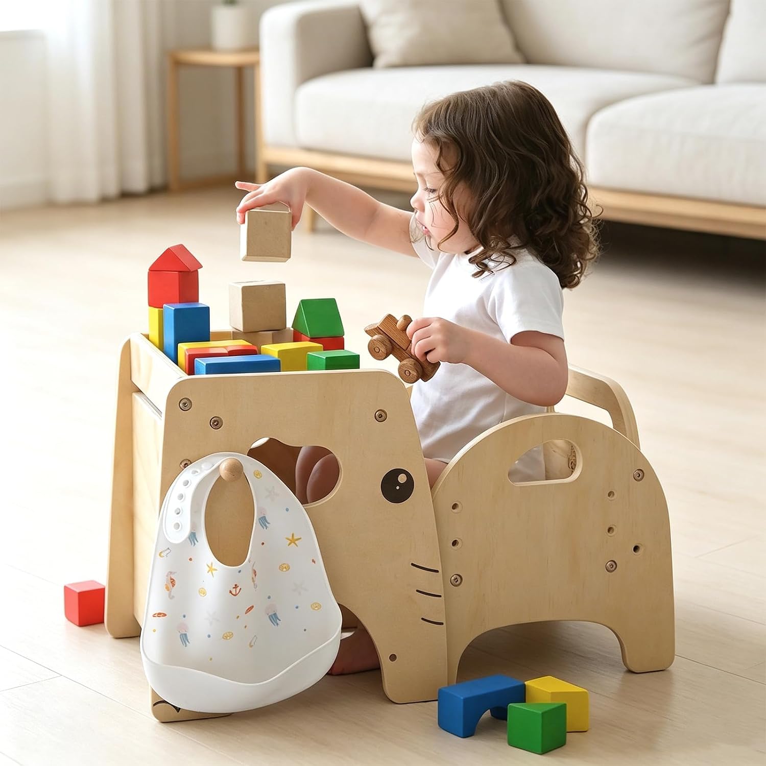Lehoo Castle Toddler Table and Chair Set for 1-3 Years Boys Girls