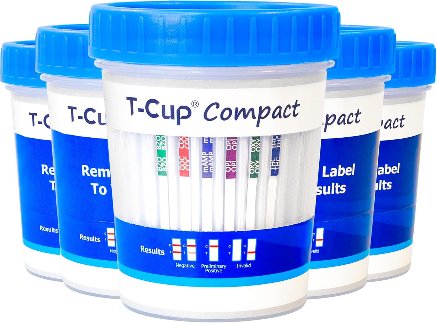Prime Screen Multi Drug Urine Test Cup -6 Panel-Testing THC Marijuana(THC 50), BZO, COC, mAMP, OPI, OXY, C-CUP-CDOA-564[ 5 Pack]