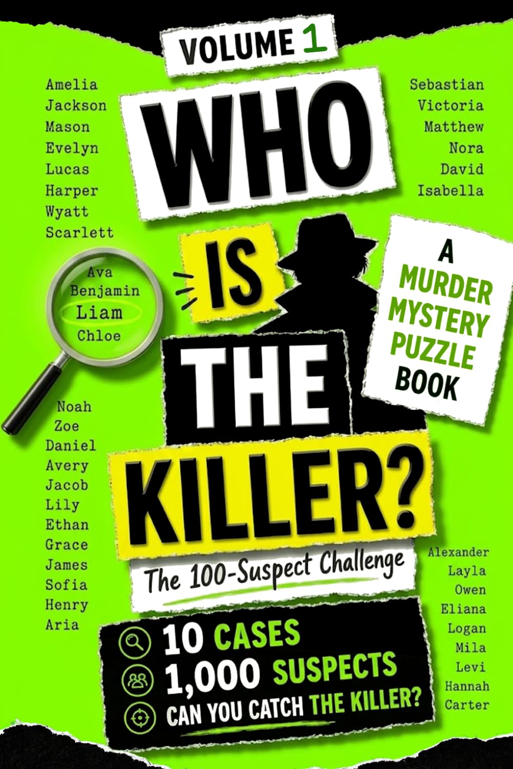 Who Is The Killer?: A Murder Mystery Puzzle Book For Teens and Adults