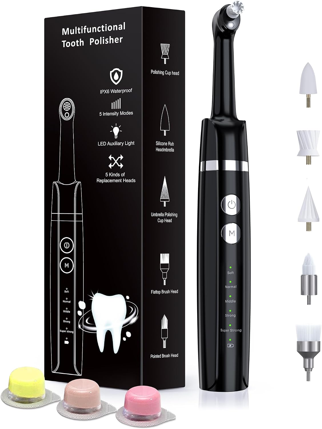 Trueocity Tooth Polisher Teeth whitening kit with 5 Modes