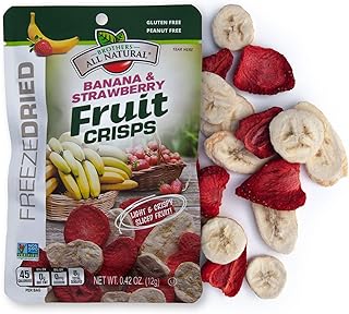 Brothers-ALL-Natural Fruit Crisps, Strawberry Banana, 0.42 oz (Pack of 24)