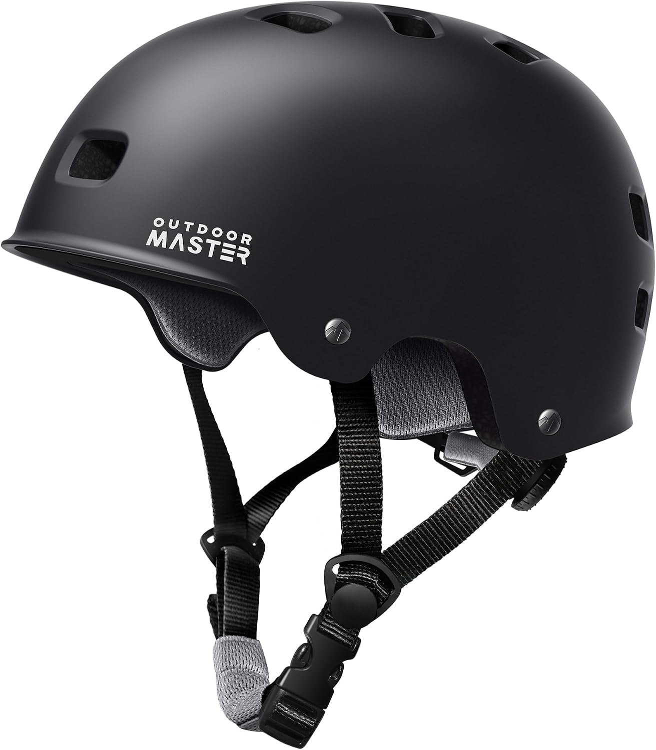 OutdoorMaster Skateboard Bike Helmet for Adult,Youth and Kids | Two Removable Liners Ventilation Certified Multi-Sport Helmet for Scooter Cycling Roller Skating Ebike