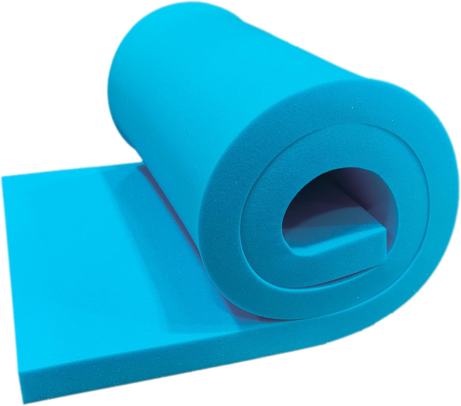 DURAFOAM High Density Blue Firm Foam for Cushions, Sofas, Beds, Seats, Campervans, Indoor & Outdoor Padding, DIY - 80 x 20 x 2 Inches