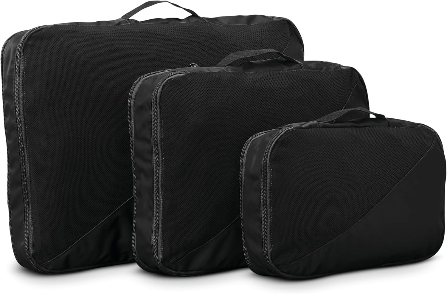 Samsonite Compression Packing Cubes, Black, Black, Samsonite Compression Packing Cubes
