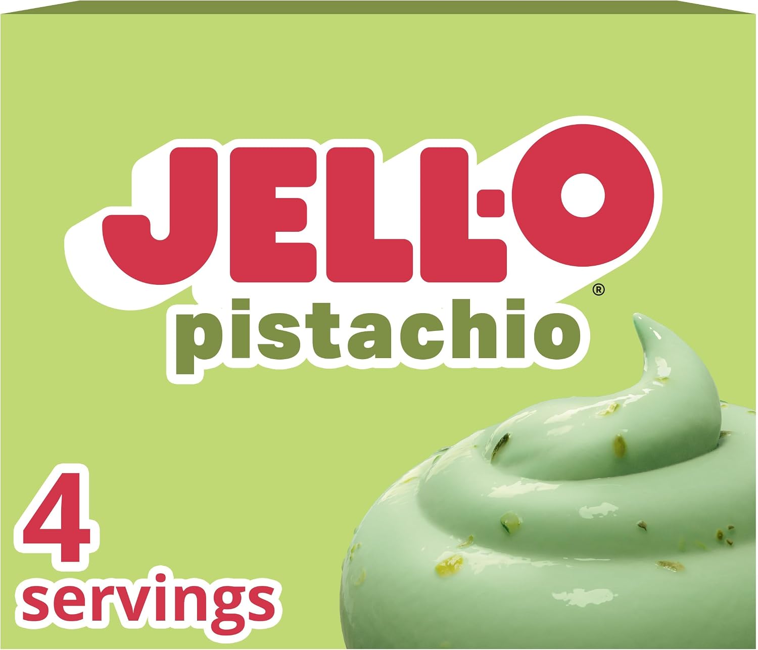 Jell-O Pistachio Instant Pudding And Pie Filling 96g Box