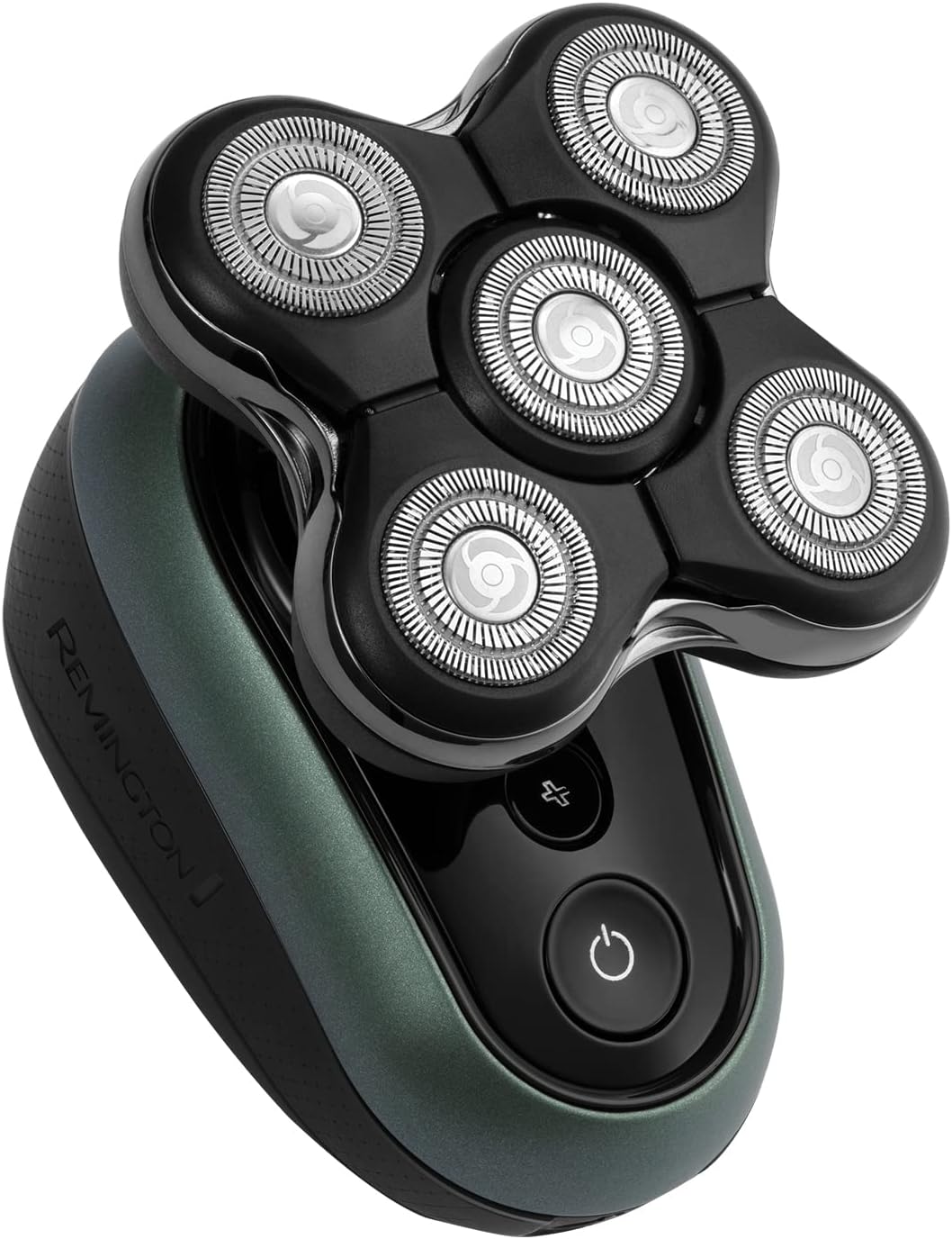 Remington RX7 Electric Head Shaver for Bald Men (Cordless, 60-Min Usage, USB, 5 Cutting Heads Skin Close Results (0.2mm), Turbo, Wet & Dry, Easy Clean, Waterproof, Pop-up Trimmer, Travel Pouch) XR1600