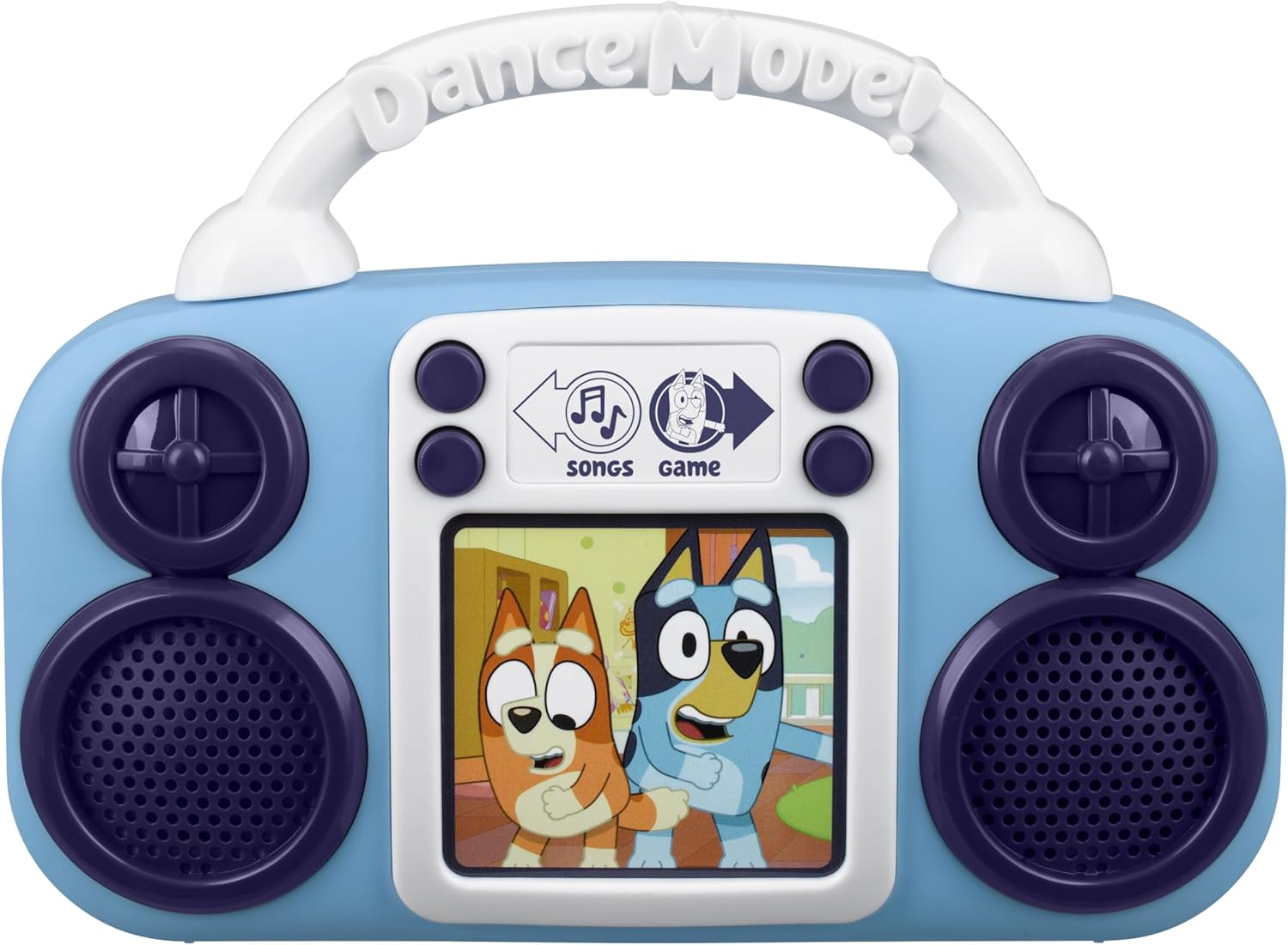 eKids Bluey Toy Music Player, Toy for Toddlers with Built-in Music, for Fans of Bluey Toys for Boys and Girls