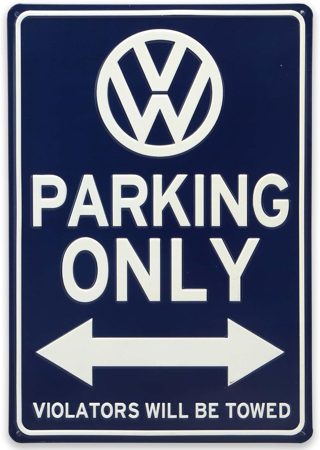 Volkswagen Parking Only Metal Sign - Vintage Volkswagen Sign for Garage or Man Cave