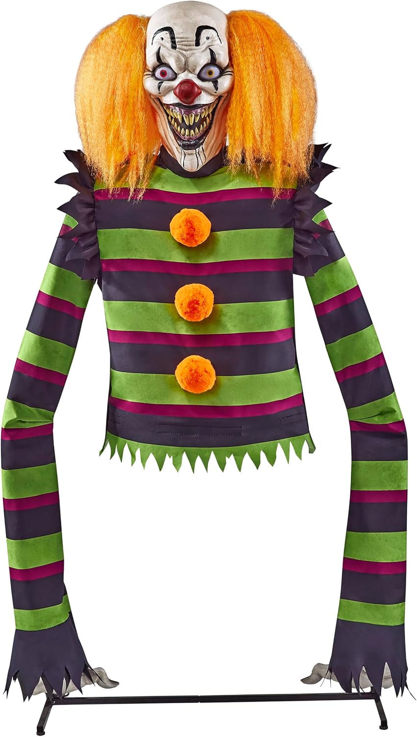 Spirit Halloween 4.2 Ft Poor George Animatronic | Decorations | Animated | Flipping Torso Motions | Plays Sounds