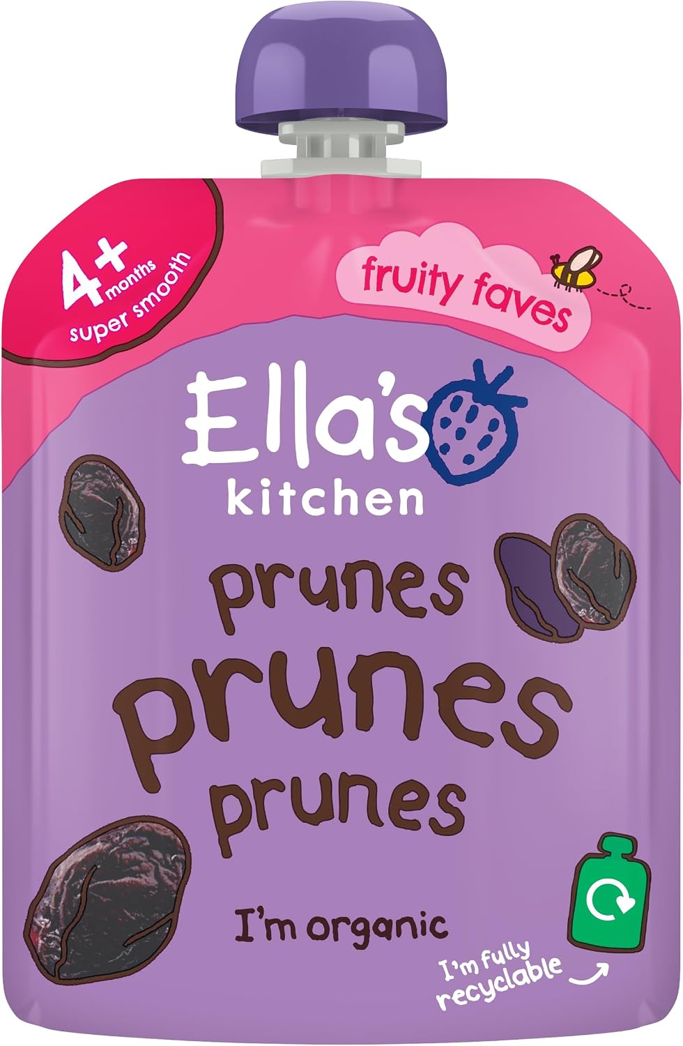 Ella's Kitchen Organic Prunes, 70g