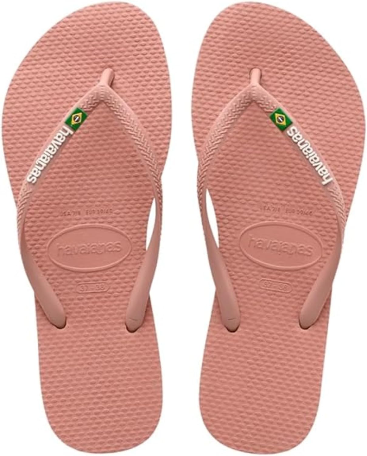Havaianas - Slim Brasil Logo, Comfortable, Durable, and Lightweight Flip-Flops, Tribute to Brazil, Flag on Straps and Sole, Women
