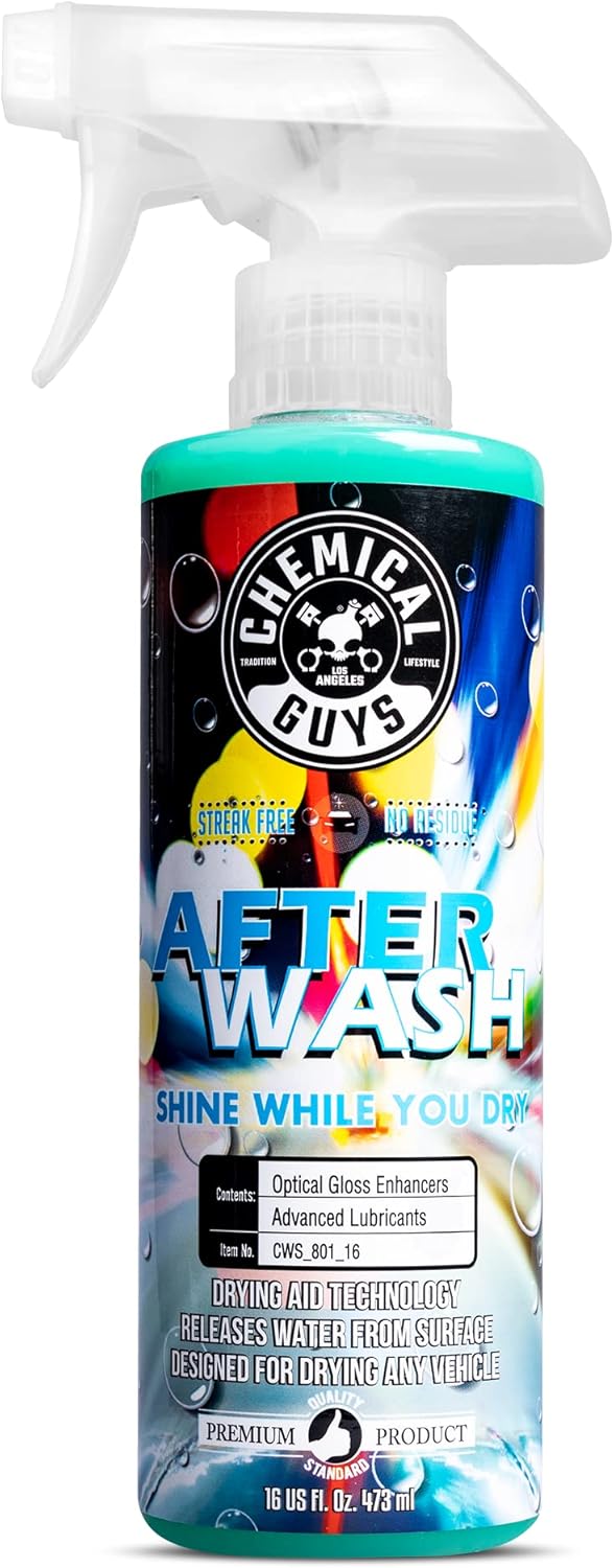 Chemical Guys CWS_801_16 After Wash Sprayable Gloss Boosting Car Wash Drying Aid (Helps Reduce Water Spots), 16 fl. Oz