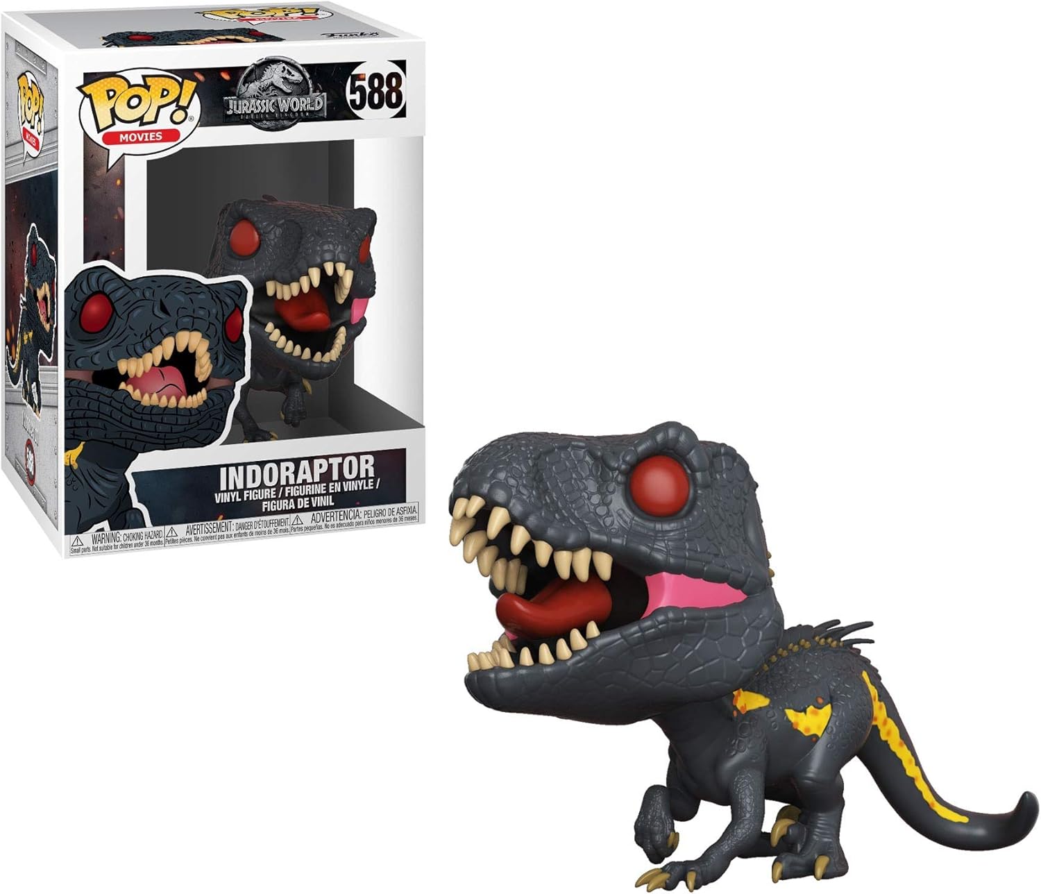 Funko Pop! Vinyl Figure Indoraptor Bad Dinosaur - Raptor - Jurassic Park - Collectable Vinyl Figure - Gift Idea - Official Age 3+ Merchandise - Toys for Kids & Adults - Movies Fans