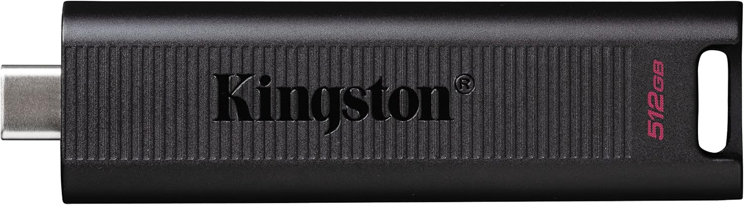 Kingston USB DT MAX 512GB Type C 3.2 Gen 2 Reading: 1,000MB/sec Writing: 900MB/sec (DTMAX/512GBCR)
