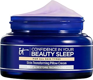 IT Cosmetics Confidence in Your Beauty Sleep Night Cream - Visibly Improves Fine Lines, Wrinkles, Dryness, Dullness & Loss of Firmness - With Hyaluronic Acid