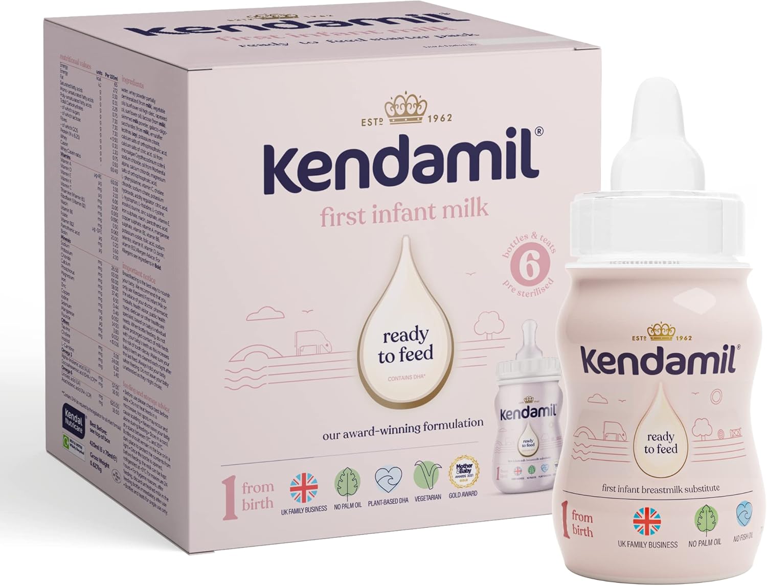 Kendamil Ready to Feed 6x70ml