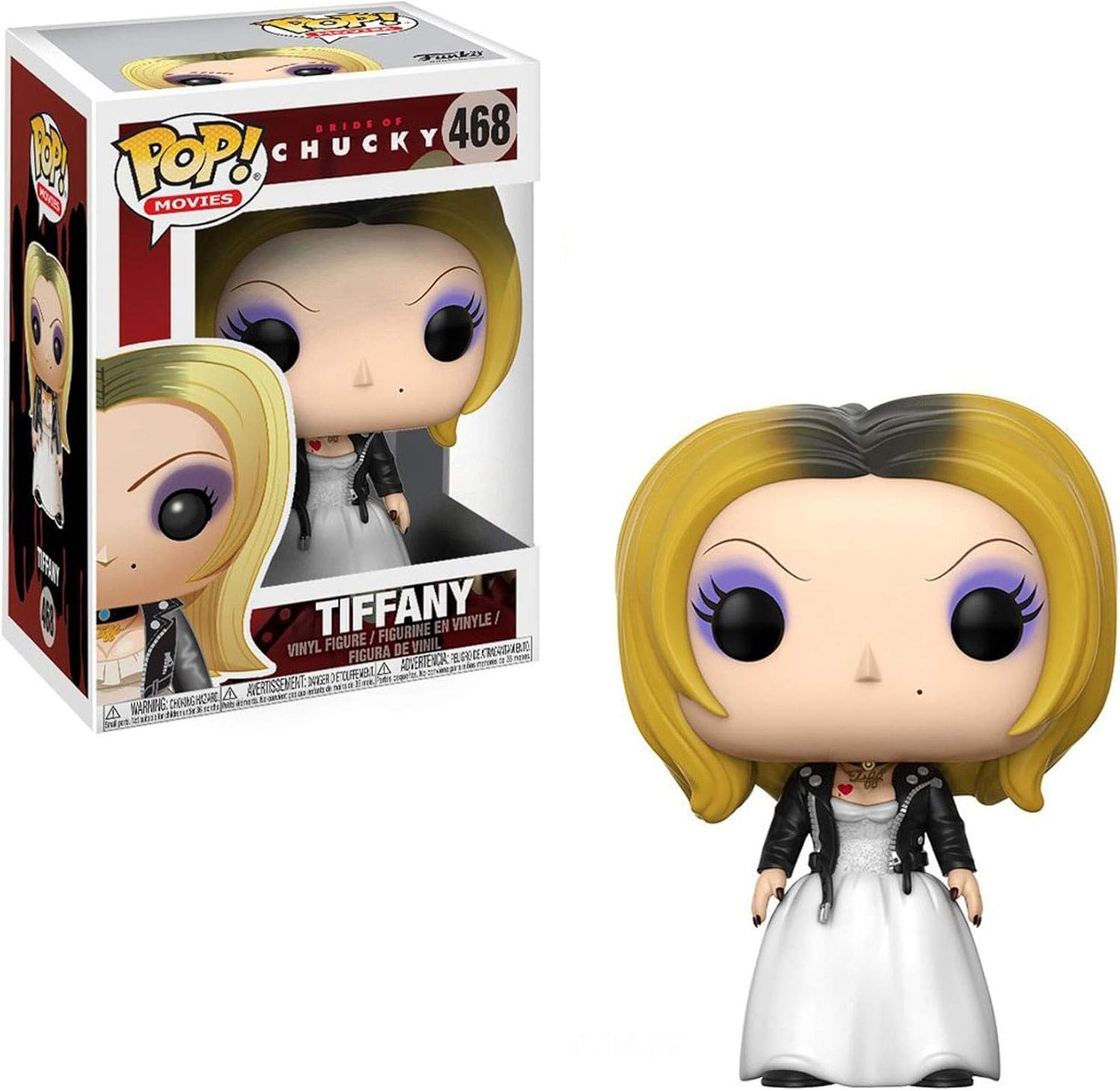 Funko Pop! Movies: Bride Of Chucky - Tiffany Valentine-Ray - 1/6 Odds for Rare Chase Variant - Collectable Vinyl Figure - Gift Idea - Official Merchandise - Toys for Kids & Adults - Horror Fans