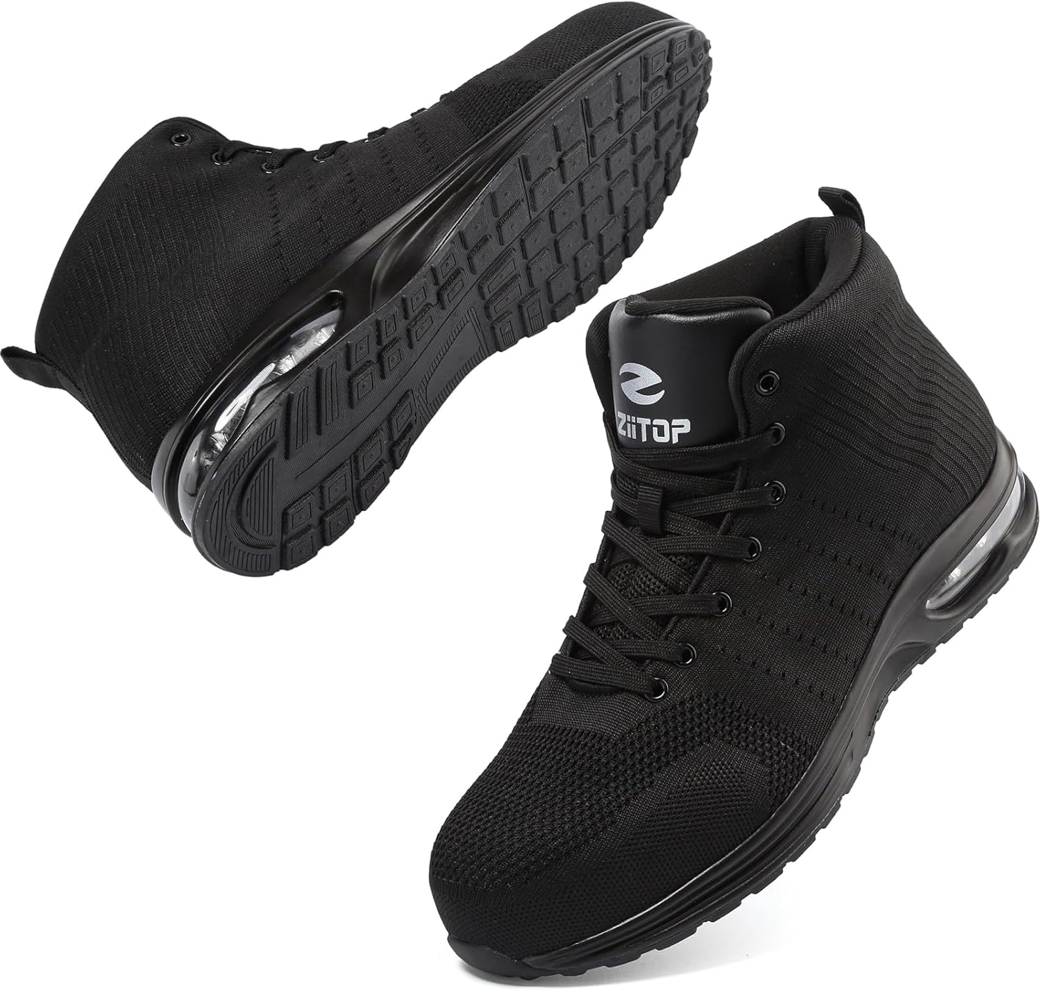 Mens Work Boots Safety Boots Steel Toe Cap Boots Men's Work & Utility Footwear Non-Slip Light Weight Industrial Protective Composite