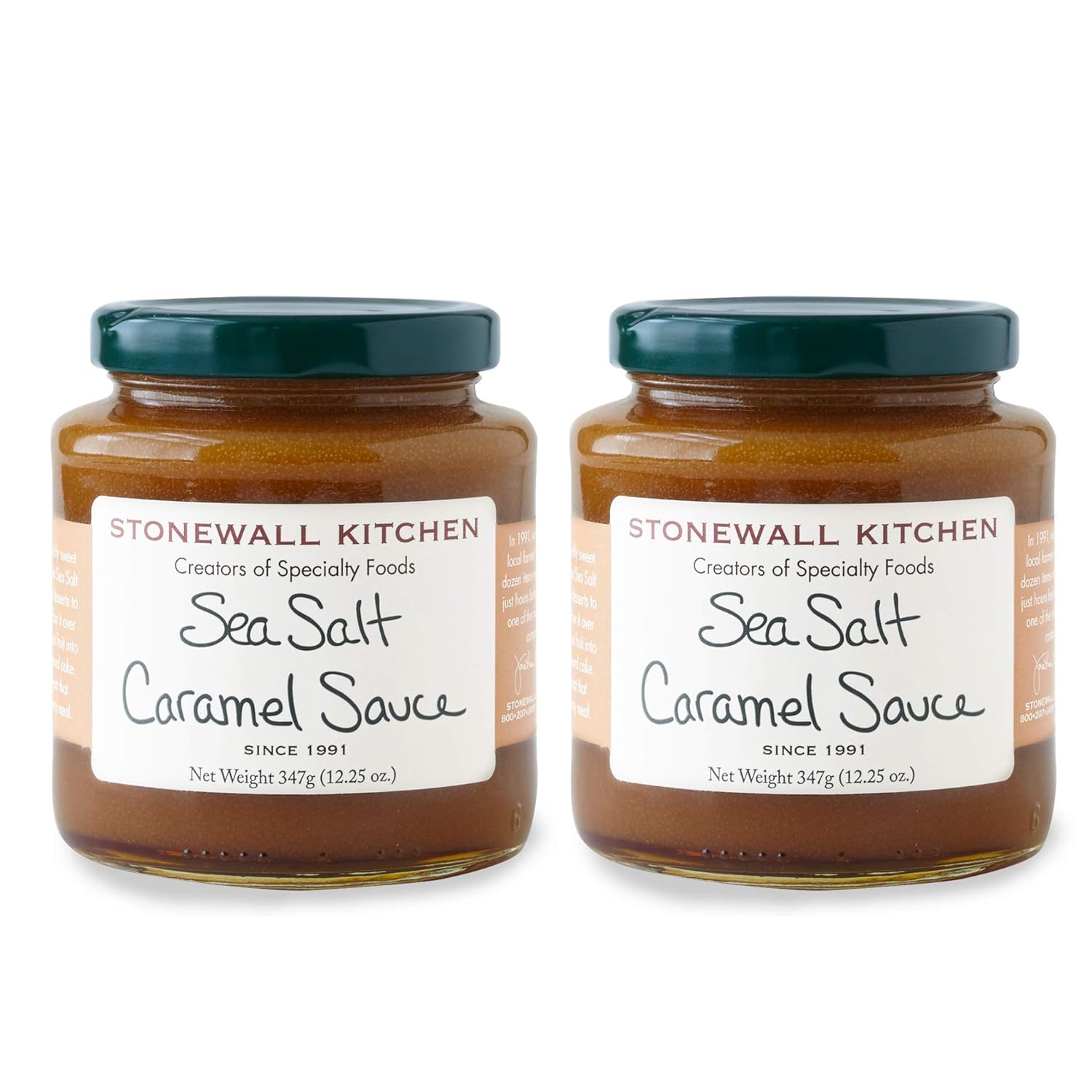 Stonewall Kitchen Sea Salt Caramel Sauce, 12.25 Ounce (Pack of 2)
