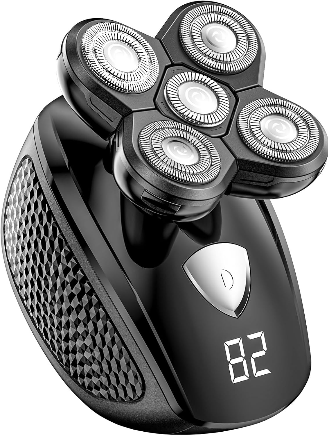 Head Shavers for Men, Men's Electric Bald Razor, Orvina 5 in 1 Bald Head Shavers for Men, Waterproof Electric Shaver with LED Display for Men's Face, Nose, Hair, Sideburn Trimmer