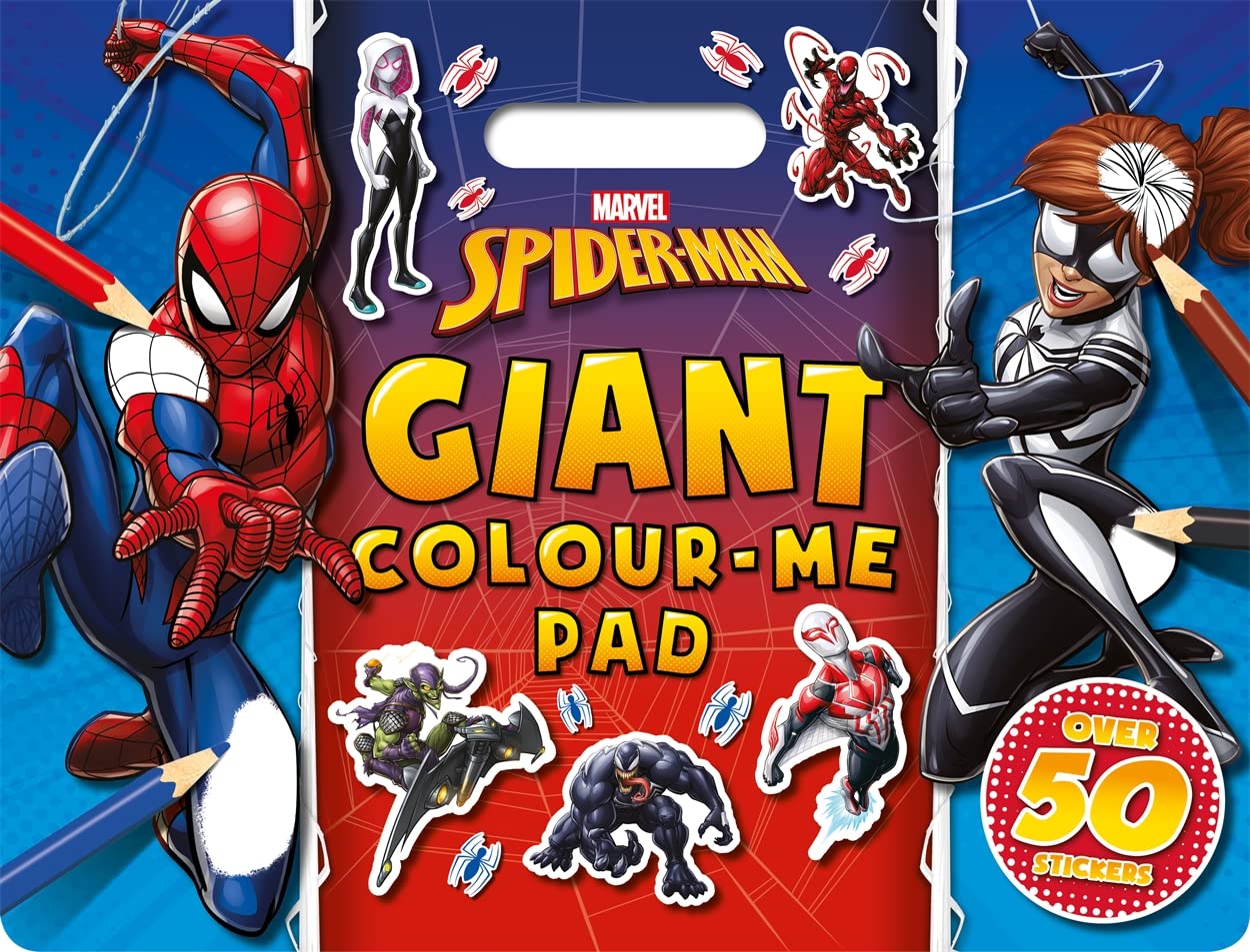 Marvel Spider-Man: Giant Colour-Me Pad