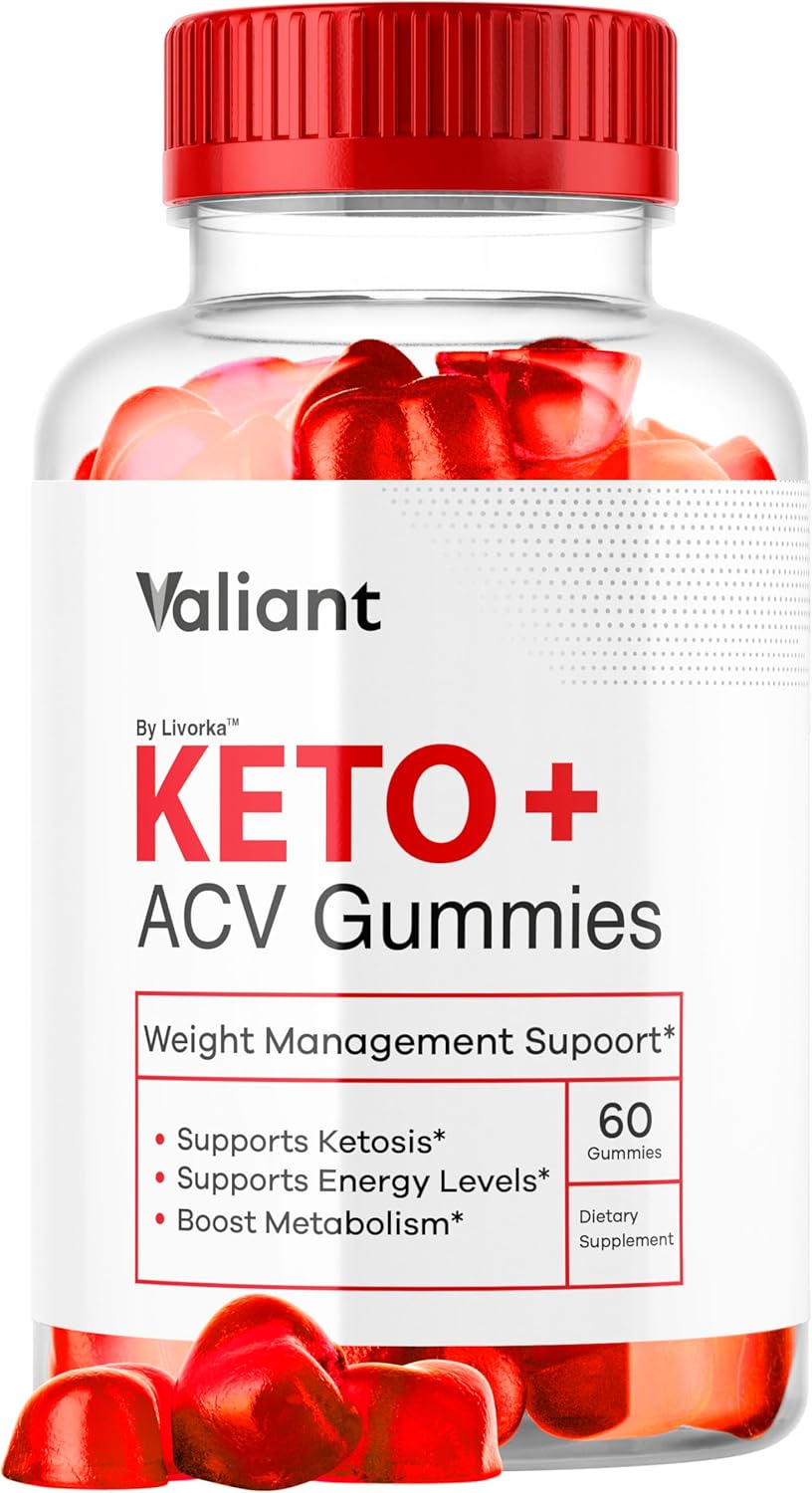 Valiant Keto ACV Gummies - Official Valiant Keto ACV Premium Supplement All Natural Gummys 1050MG, Apple Cider Vinegar Advanced Formula, ValiantKeto Support Reviews, 60 Gummies for 1 Month