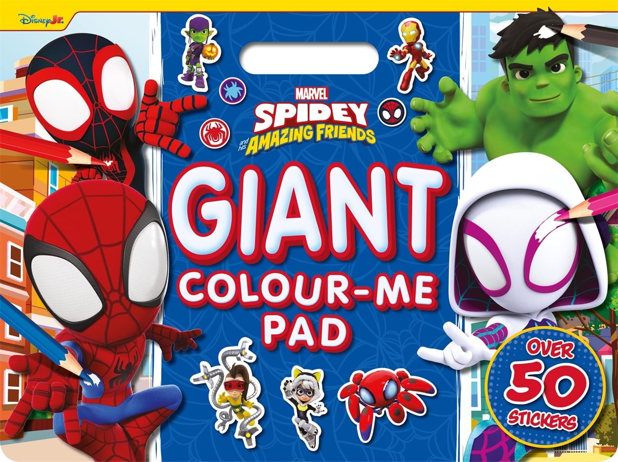 Marvel Spidey and his Amazing Friends: Giant Colour-Me Pad