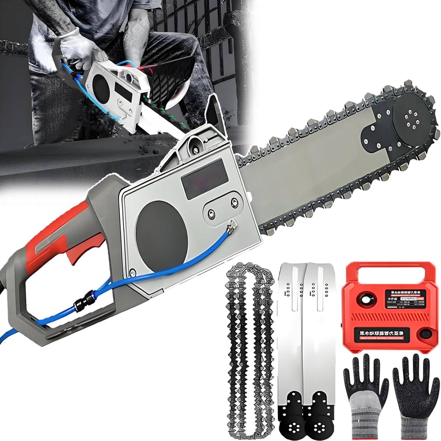 smafoseedding,Heavy-Duty Electric Diamond Concrete Chain Saw