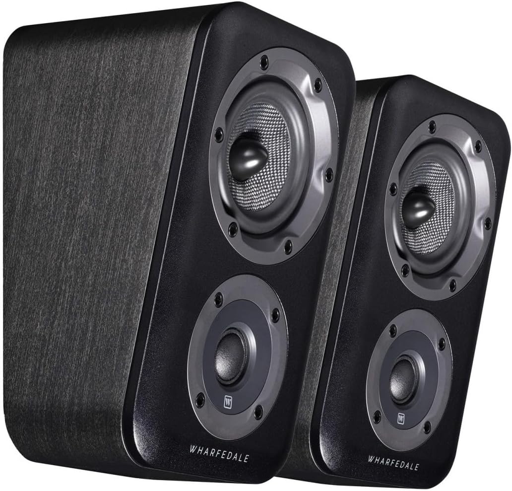 Wharfedale D300 3D Black Surround Speaker (Pair)