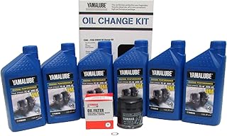 Yamaha New OEM F200 F225 F250 20W40 Oil Change Kit, Yamalube, LUB-MRNLG-KT-20