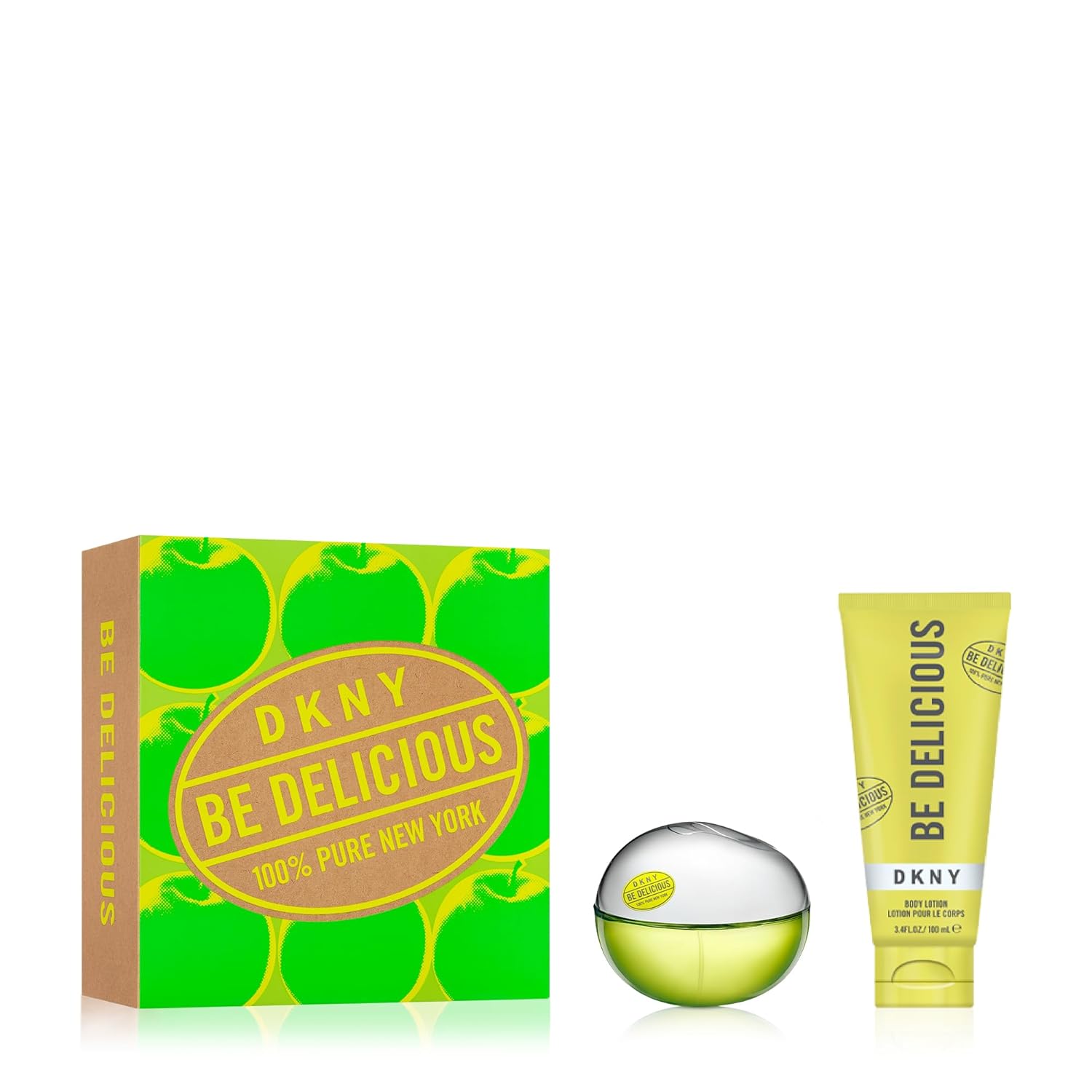 DKNY Be Delicious Eau de Parfum 2 Piece Gift Set For Women - Perfume Spray 1.0 Fl. Oz. & Body Lotion 3.4 Fl. Oz.