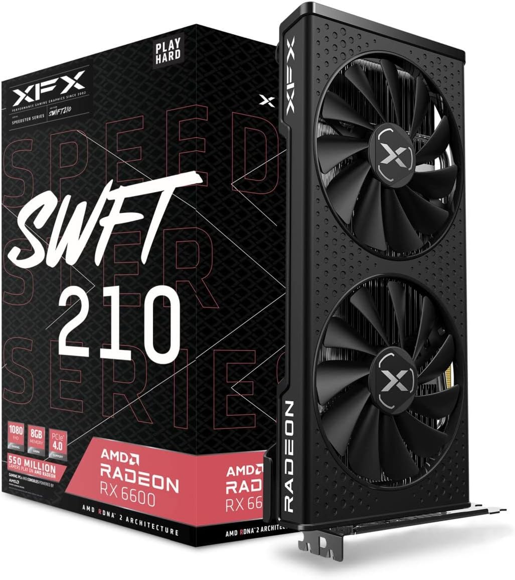 XFX RX 6600 8GB SWIFT210 CORE GAMING SPEEDSTER
