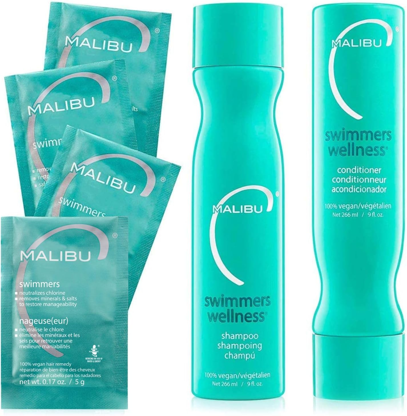 Malibu C: Swimmers Wellness Treatment Kit, Includes Swimmers Wellness Shampoo