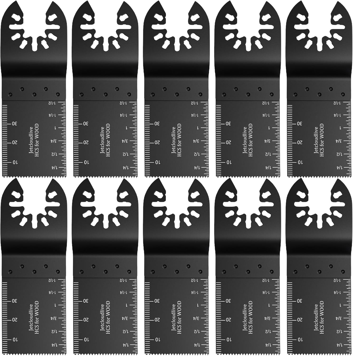 10Pcs Universal Oscillating Quick Release Saw Set Multitool Tool Blade for Bosch Craftsman Dremel Fein Ridgid Tch Makita Milwaukee