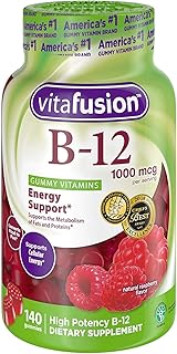 Vitafusion B-12 1000mcg Gummy 140 Count (Pack of 2)