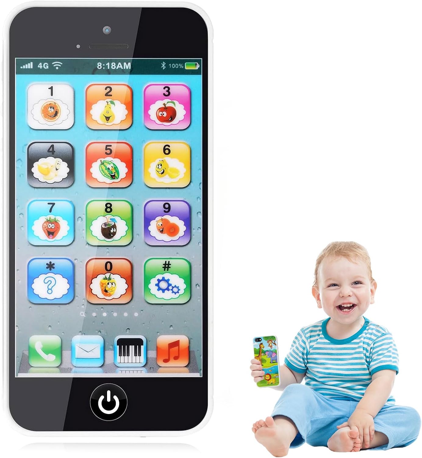 Kids Mobile Phones,Kids Smart Phone,Kids Toy Phone for 6 to 12 Months Kids,Kids Phones,Baby Phone,Toddler Phone,Baby Phone Toy,Toy Mobile Phone,Baby Toy Phone for Toddler Boys Girls