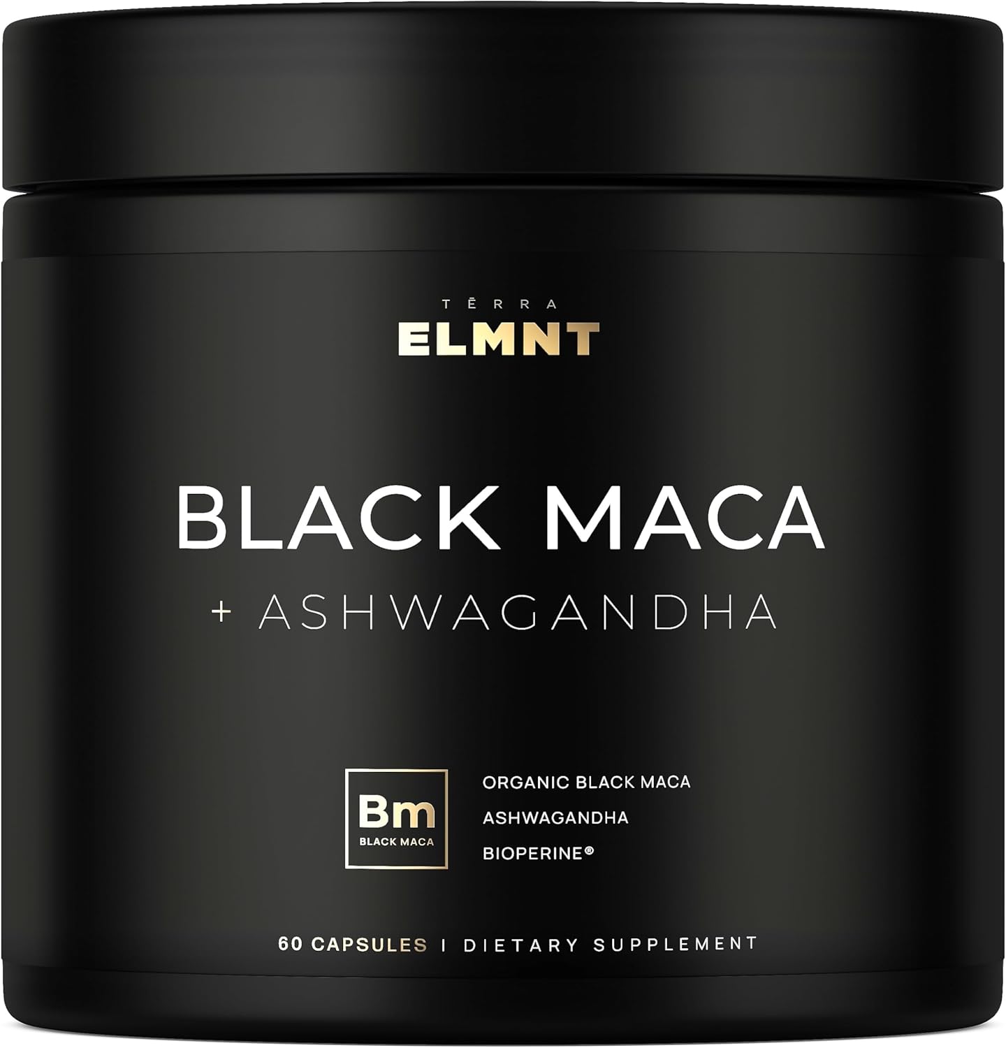 40x Strength Organic Black Maca Root w. Ashwagandha - #1 Highest Potency Black Maca Root Capsules for Men Supplement 40:1 Extract - 100% Pure Maca Peruana Gelatinized Maca Root Powder Pills